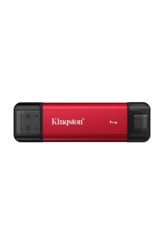 Kingston 1tb 1050/950mb/s Usb Gen 2.2 Type-c Mini Kırmızı Harici Taşınabilir Ssd Bellek Spsd/1tb