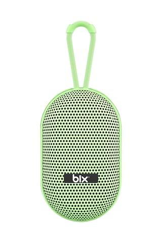 Bix Bxws01 Bluetooth 6.0 Ipx4 Suya Dayanıklı 8w Taşınabilir Hoparlör Microsd & Usb Destekli Speaker Yeşil