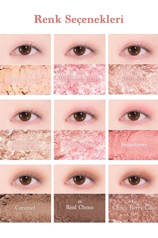 Dasique Mat Ve Işıltılı Renk Seçenekleri Sunan Far Paleti Shadow Palette 19 Candy Berry 19 Candy Berry