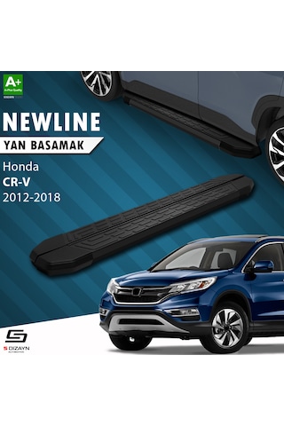 S-dizayn Honda Cr-v 4 Newline Siyah Yan Basamak 173 Cm 2012-2018