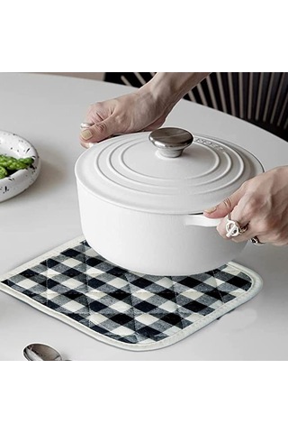 Mutfakta Yemek Pişirmek Ve Fırınlamak İçin Fırın Ve Mikrodalga Matı 2'li Set , Isıya Dayanıklı, Ellerinizi Korur Diğer