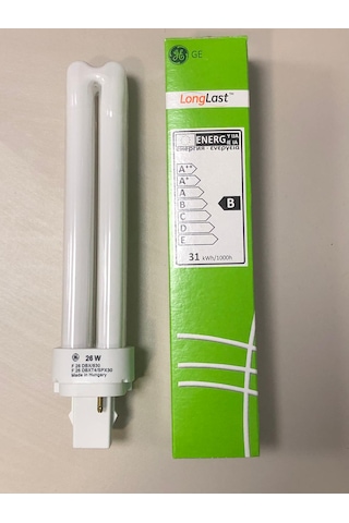 G/e Plc Lamba 26w/830 2p 3000 Kelvin 1800 Lümen Sarı