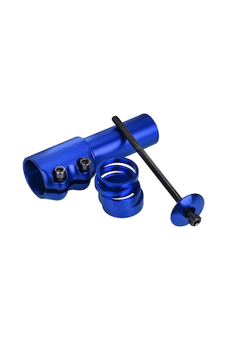 Jeemson Mountain Bike Fork Boyun Uzatıcı, Yükseklik Ayarlı, Konforlu Sürüş İçin Dayanıklı Bisiklet Aksesuarı Mavi Standart