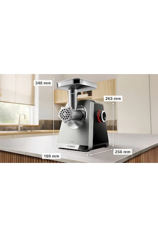 Bosch MFWS840M Serie 8 2500 W Gıda Kıyma Makinesi