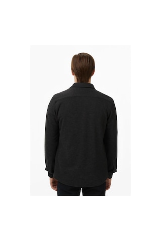 Nautica Erkek Gri Classic Fit Gömlek-12049 Koyu Gri