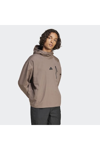 Adidas Ce Q3 Erkek Kahverengi Kapüşonlu Hoodie Kahverengi