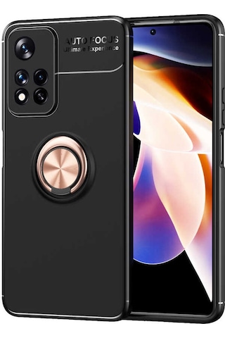 Xiaomi Redmi Note 11 Pro Plus 5G Kılıf Yüzüklü Kamera Korumalı Range Ring Silikon Kılıf