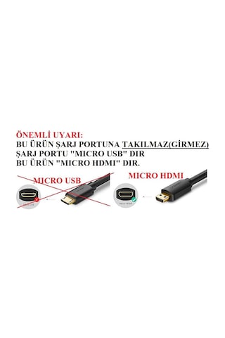 SpeedUF Mikro To Hdmi Çevirici Dönüştürücü Adaptör Tv Kablosu