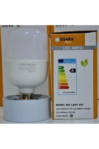 20 Watt Led Ampul Beyaz 6500 K E27