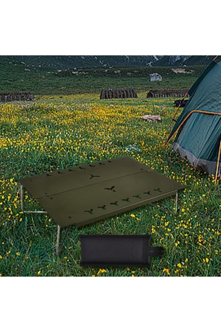 Homyl Kamp Katlanır Masa Taşıma Çantası Ile Açık Yeşil Yeşil Çok Renkli