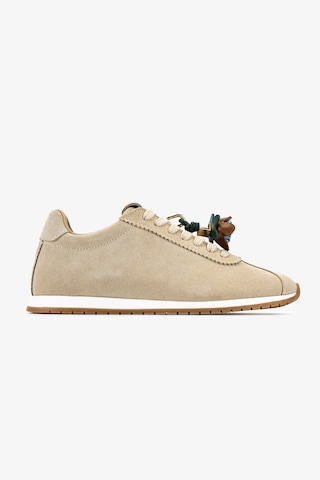 Valmenti Kadın Hakiki Deri Bej Süet Sneakers & Spor Ayakkabı 1009 182 Bn Ayk Y26 Bej Suet