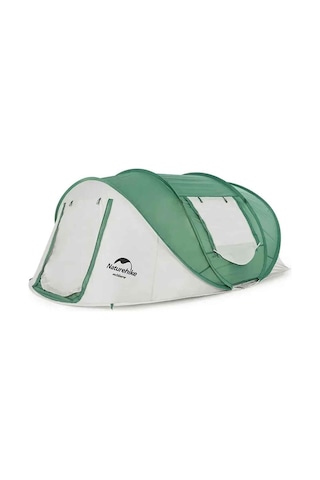 Naturehike 3-4 Kişilik Pop-up Otomatik Kurulum Kamp Çadırı Green Yeşil