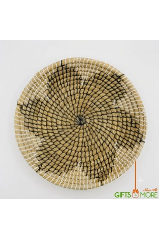 Meyvelik Yuvarlak Sepet Kçk 35 X 7 Cm Bej