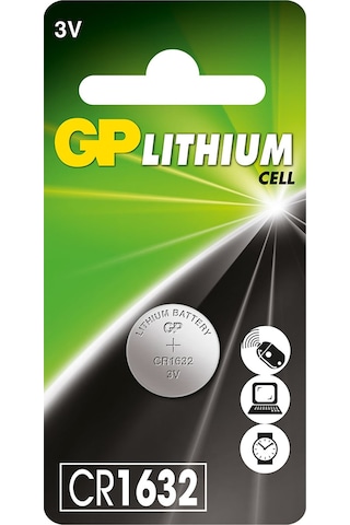 GP CR1632 3V Lityum Düğme Pil