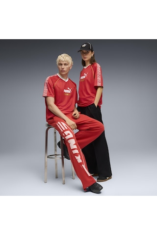 Puma King Relaxed Jersey Unisex Kırmızı Günlük Stil Forma 63256311 Kırmızı