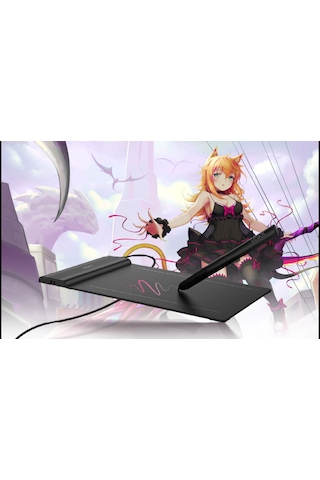 Monozone Çizim Tableti S640 6x4 8192 Levels 5080 Lpı Grafik Tablet Kalem 8192 Basınç Seviyesi