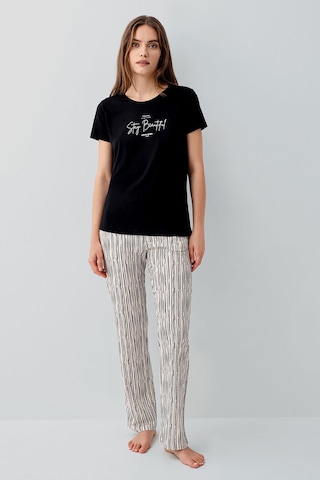 Pierre Cardin Kadın Siyah Pijama Takım Pc9188-s-v1 Siyah
