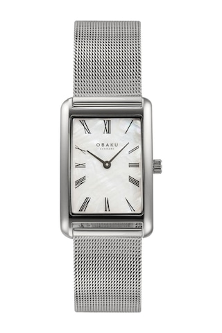 Obaku Denmark V311lxcwmc Quartz Gri Hasır Kordon 24 Mm Kadın Kol Saati Gri