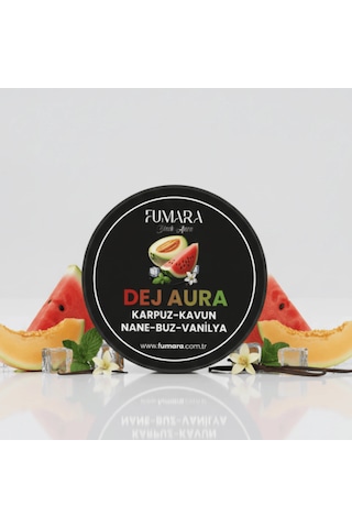 Fumara Dej Aura - Karpuz, Kavun, Nane, Buz, Vanilya Aromalı Nargile Melası 200gr Fumara Dej Aura - Karpuz, Kavun, Nane, Buz, Vanilya Aromalı Nargile Melası 200gr
