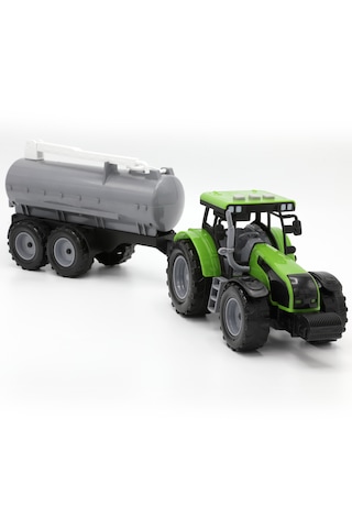 Aya-40296 Sesli-ışıklı-pilli Tanker Traktör Yeşil