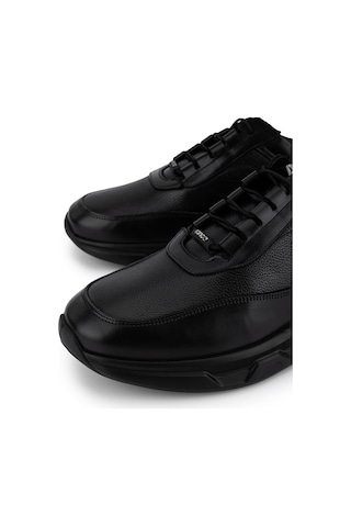 Tamer Tanca Erkek Hakiki Deri Siyah Sneakers & Spor Ayakkabı 1203 302 Erk Ayk Sk26-27 Syh Antık/fltr