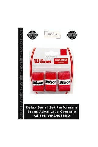 Delux Serisi Set Performans Branş Advantage Overgrıp Rd 3pk Wrz4033rd Çok Renkli