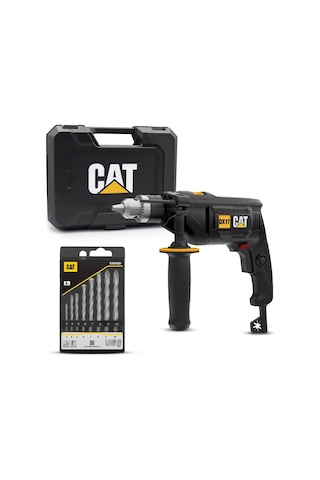CAT DX17.1 750Watt 13mm Profesyonel Darbeli Matkap + 8 Parça Aksesuar