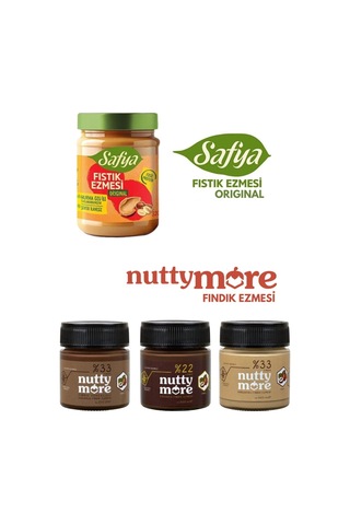 Nutty More Fındık Ezmesi & Safya Fıstık Ezmesi Original Tanışma Paketi