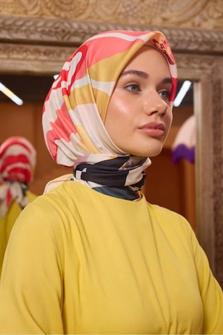 İpekhan Marrakech Koleksiyon Soft Eşarp 1211 - 13 Ekru/siyah Ekru/siyah