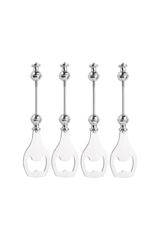 Gatherco 4'lü Paket Kendin Yap Boncuklu Bira Açacağı Metal Şişe Açacağı Dekoratif Boncuklu Şişe Açacağı Barmenler İçin Mutfak Aleti Diğer