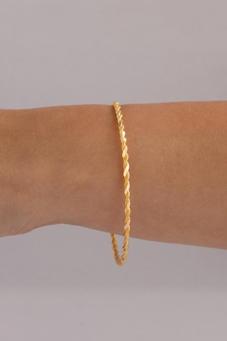 Çiğdem Gürel Kuyumculuk 14 Ayar 6 Gram İkili Burma Altın Bilezik