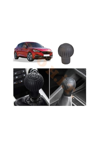 Seat Leon Mk4 Manuel Uyumlu Vites Kılıfı Masajlı Mat Siyah