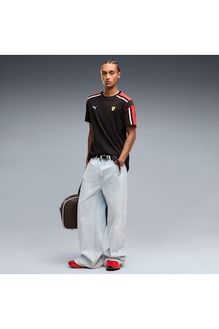Puma Ferrari Mt7 Erkek Siyah Tişört 636567-01