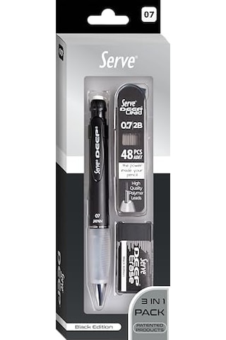 Ayrex Deep Klm & Sılgı & Mın 0,7mm Sıyah Genel