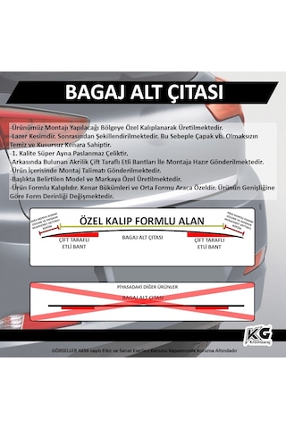 Audi A3 Formlu Krom Bagaj Alt Çıtası 1999-2003 P. Çelik 8L N11.2776