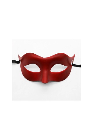 Kırmızı Renk Masquerade Kostüm Partisi Venedik Balo Maskesi Bx40 Diğer