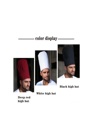 Kosona Erkek Kadın Yetişkinler İçin Esnek Kumaş Ayarlanabilir Pamuklu Mutfak Şapka, Siyah Beyaz Renkli Aşçı Çalışma Kaskısı