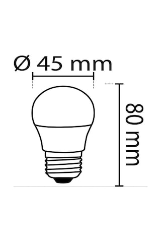 6w Top Led Ampul 6500k E27 Beyaz Işık Noas Led Ampul