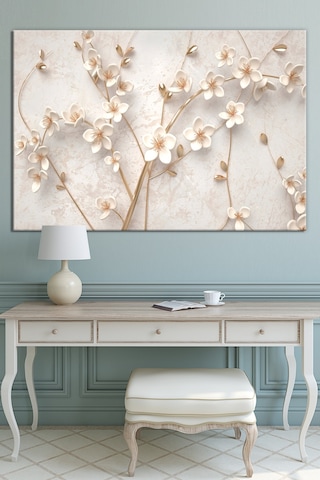 Bahar Dalı Çiçekleri 3 D Kanvas Tablo (7 Farklı Ölçü) 60 x 40