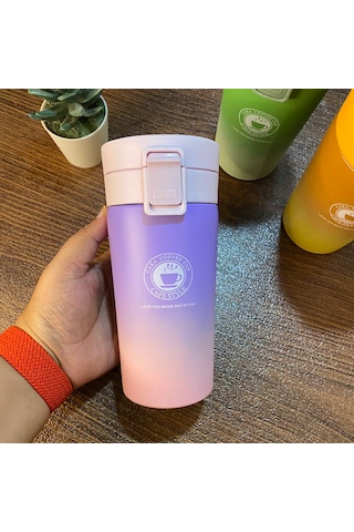 Kahve Kupası Termos Caka Coffee Cup Açık Mor