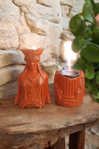 Dekoratif Karyadit Kızı Ve Ateş Çukuru Seti Hediyeli Turuncu