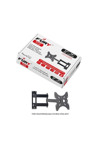 Hareketli Lcd Led Televizyon Duvar Asma Aparatı 22- 32"ınch 56 - 82 Ekran Arası Tv Askı Aparatı