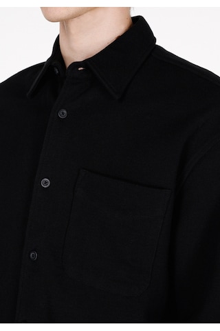 Colin's Colins Regular Fit Shirt Neck Düz Erkek Siyah Uzun Kol Gömlek Cl1072021 Cl1072021 Q1.v2 Blk Siyah