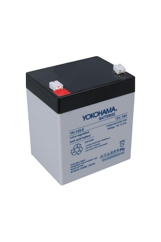 Yokohama Yh-125.0 12volt - 5amper Akü 90x70x101 Mm