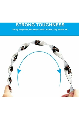 Korkuluk, 12'li Paket, Korkuluk, Yansıtıcı Ve Dönen Spiral, 6 Renk 30 Cm Hy