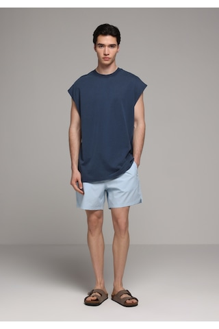 Colin's Colins Slim Fit Düz Erkek Mavi Deniz Şortu Cl1072836 Q1.v1 Lbl Açık Mavi