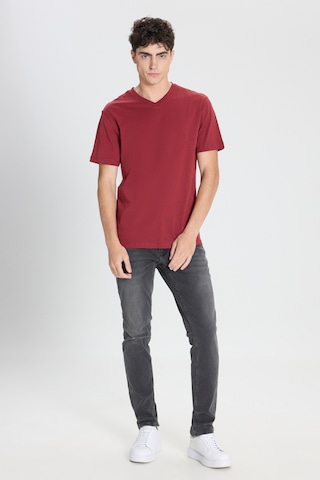 Erkek Antrasıt Pamuklu Esnek Slim Fit Dar Kesim 5 Cep Jean Kot Denim Pantolon Antrasit