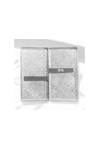 Pearl Japan Erika Metal Uzun Sigara Tabakası Krom Satin 12li Krom
