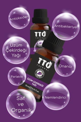Tto Thermal Üzüm Çekirdeği Yağı 10 Ml – Cilt Yenileyici & Antioksidan Etkili Doğal Bakım Yağı