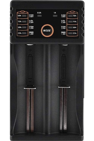 Powermaster 4.2 Volt 500 Mah 5v Usb 1000 Mah Pil Şarj Cihazı Li-on Pil Şarj Aleti 18650 Rcr123 18350 17500 14500